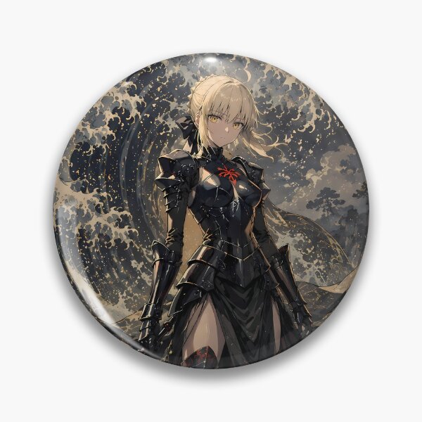 Item preview, Saber Alter Fate Stay Night Moonlit Ocean Guardian designed and sold by mildaclairmo.