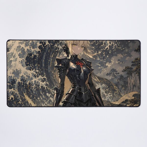 Item preview, Saber Alter Fate Stay Night Moonlit Ocean Guardian designed and sold by mildaclairmo.