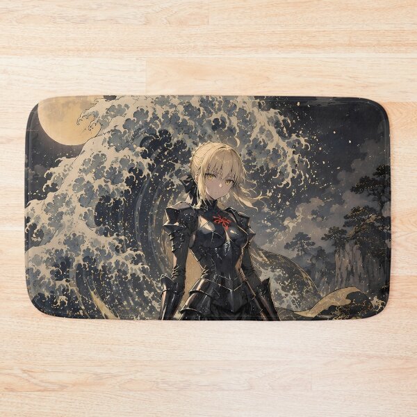 Item preview, Saber Alter Fate Stay Night Moonlit Ocean Guardian designed and sold by mildaclairmo.