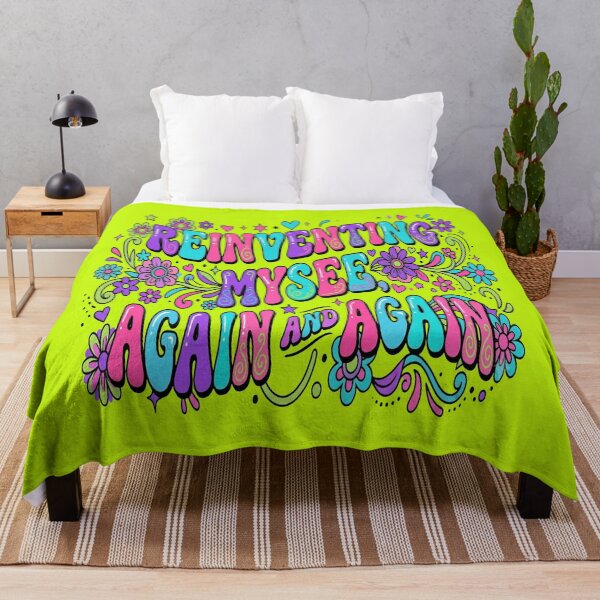 Item preview, Reinventing Myself Again and Again Empowering Women's Quote designed and sold by Soft Strength Studio.