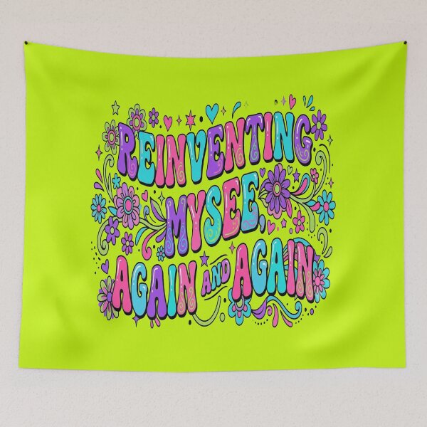 Item preview, Reinventing Myself Again and Again Empowering Women's Quote designed and sold by Soft Strength Studio.