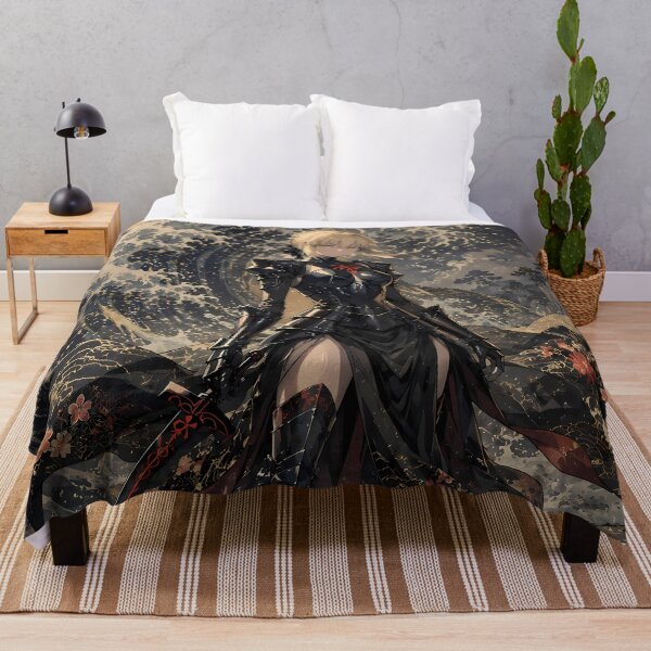 Item preview, Saber Alter Fate Stay Night Moonlit Ocean Guardian designed and sold by mildaclairmo.