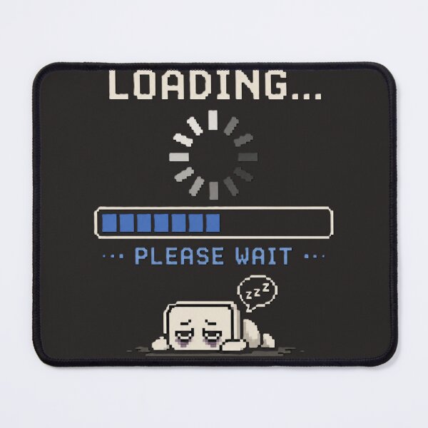 Item preview, Loading Please Wait Funny Retro Pixel Art Design designed and sold by SHOPILIE.