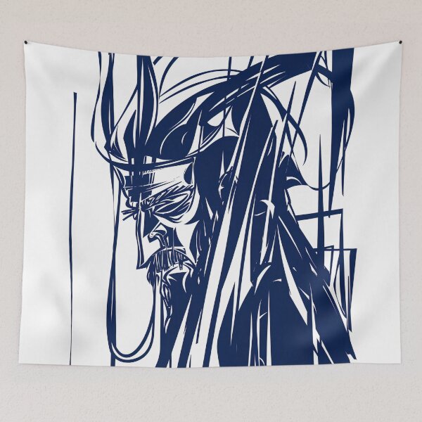 Item preview, Dark Lord - Blue Abstract Art designed and sold by shadow-bloom.
