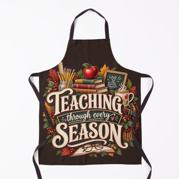 Item preview, Teaching Through Every Season – Cozy Autumn Teacher Design designed and sold by astersgraphics.