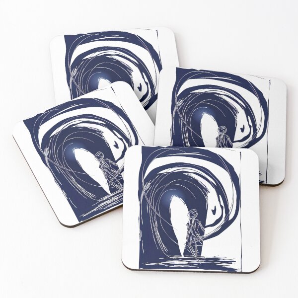 Item preview, Darkness element - Blue Abstract Art designed and sold by shadow-bloom.