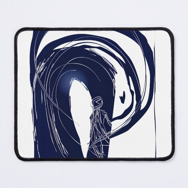 Item preview, Darkness element - Blue Abstract Art designed and sold by shadow-bloom.
