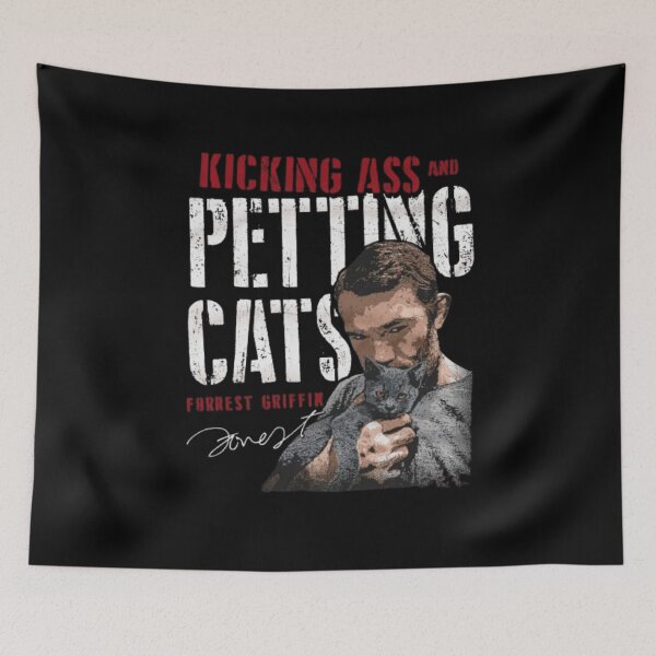 Item preview, Forrest Griffin Kicking Ass And Petting Cats designed and sold by JeyVel.