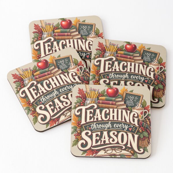 Item preview, Teaching Through Every Season – Cozy Autumn Teacher Design designed and sold by astersgraphics.