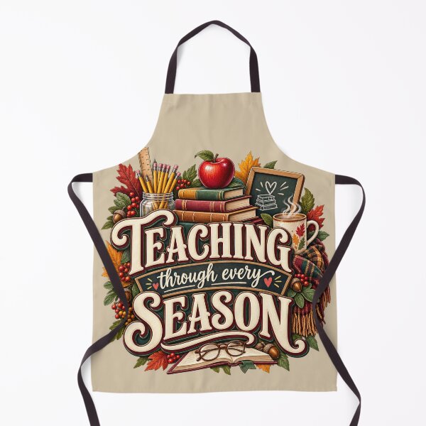 Item preview, Teaching Through Every Season – Cozy Autumn Teacher Design designed and sold by astersgraphics.