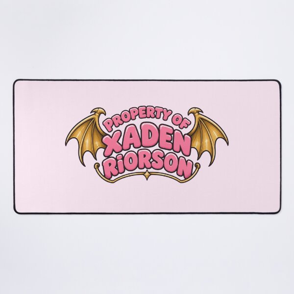 Item preview, Property of Xaden Riorson - Funny Book Boyfriend Bookish Sticker designed and sold by cesarhiar.