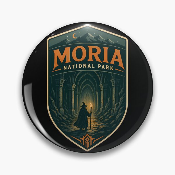 Item preview, Moria National Park Landscape designed and sold by FrontierCosmic.