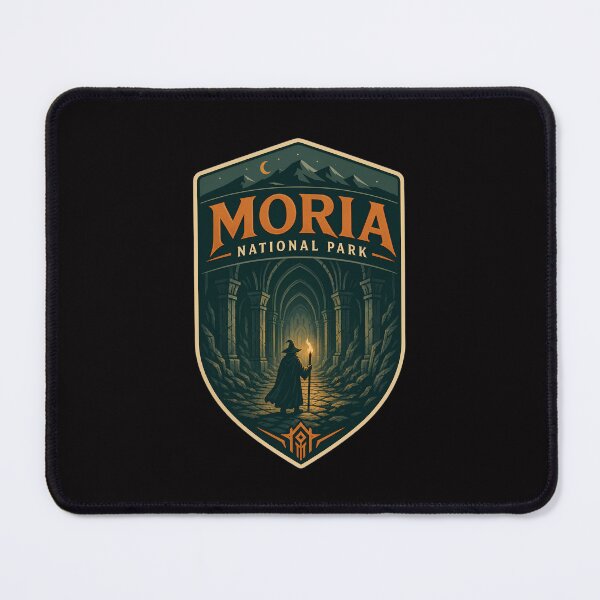 Item preview, Moria National Park Landscape designed and sold by FrontierCosmic.