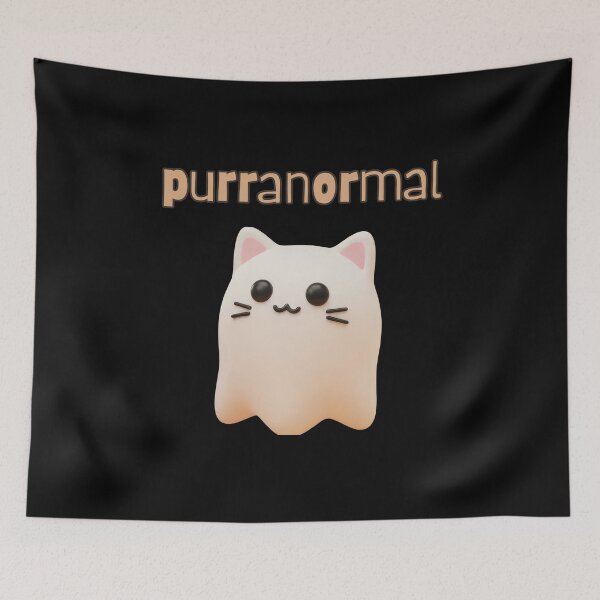 Item preview, Cute Squishy Kitty Ghost designed and sold by CursedButCute1.