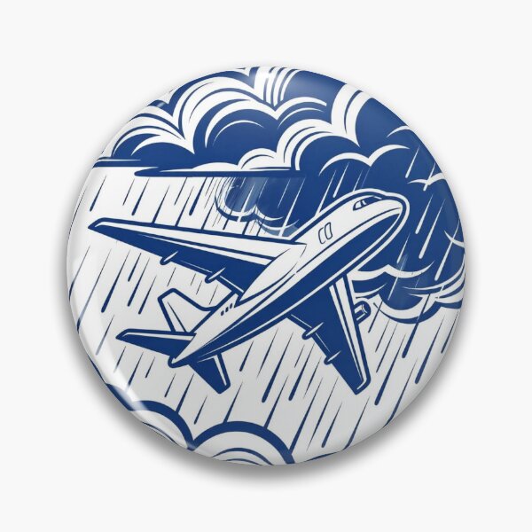 Item preview, Storm Flight | Airplane in Rain Clouds Design designed and sold by Softlife by Harvir.