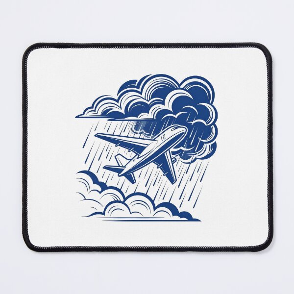 Item preview, Storm Flight | Airplane in Rain Clouds Design designed and sold by Softlife by Harvir.