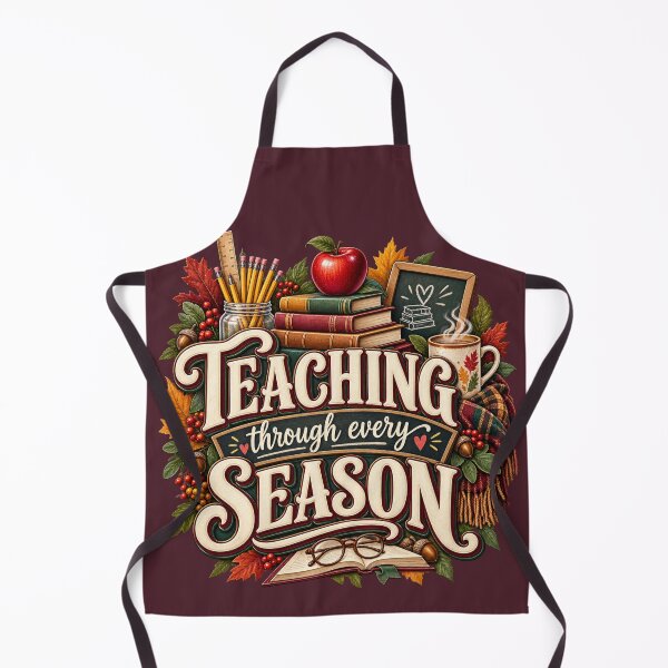 Item preview, Teaching Through Every Season – Cozy Autumn Teacher Design designed and sold by astersgraphics.