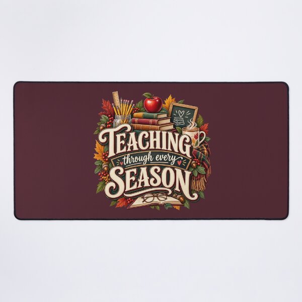Item preview, Teaching Through Every Season – Cozy Autumn Teacher Design designed and sold by astersgraphics.