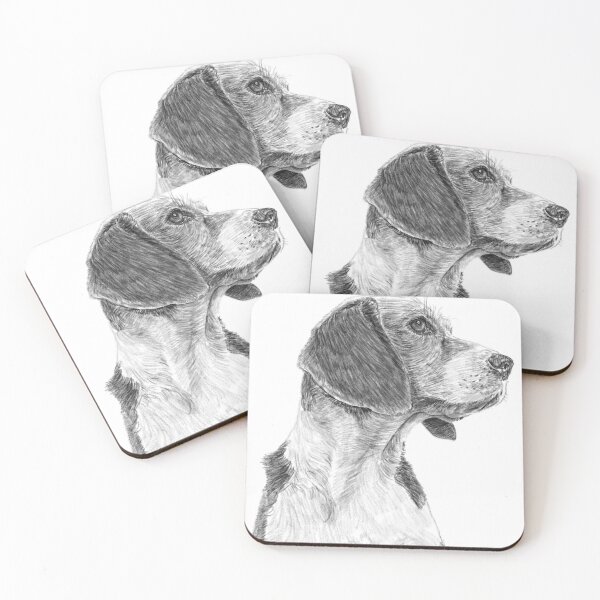Item preview, A beautiful dog drawn in pencil designed and sold by 4Magnify.