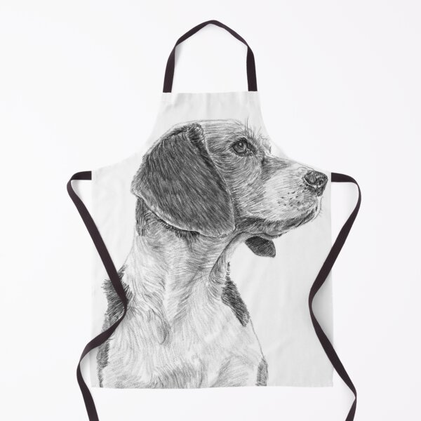 Item preview, A beautiful dog drawn in pencil designed and sold by 4Magnify.