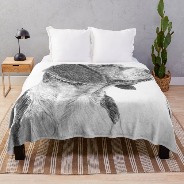 Item preview, A beautiful dog drawn in pencil designed and sold by 4Magnify.