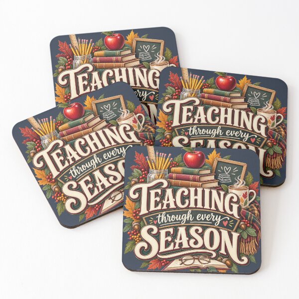 Item preview, Teaching Through Every Season – Cozy Autumn Teacher Design designed and sold by astersgraphics.