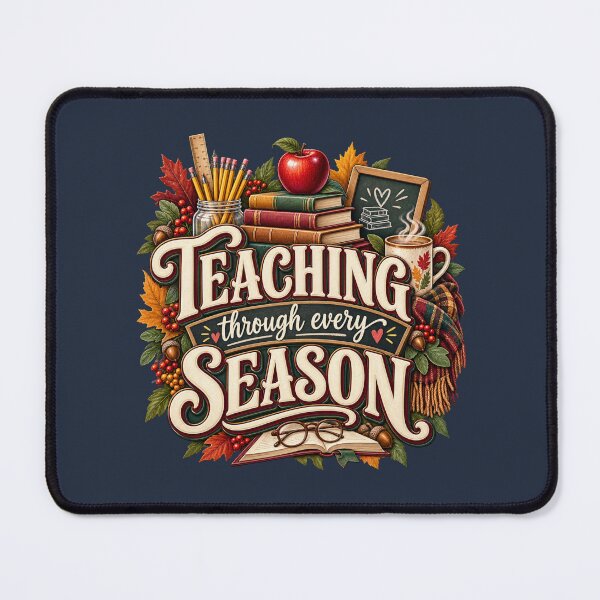 Item preview, Teaching Through Every Season – Cozy Autumn Teacher Design designed and sold by astersgraphics.