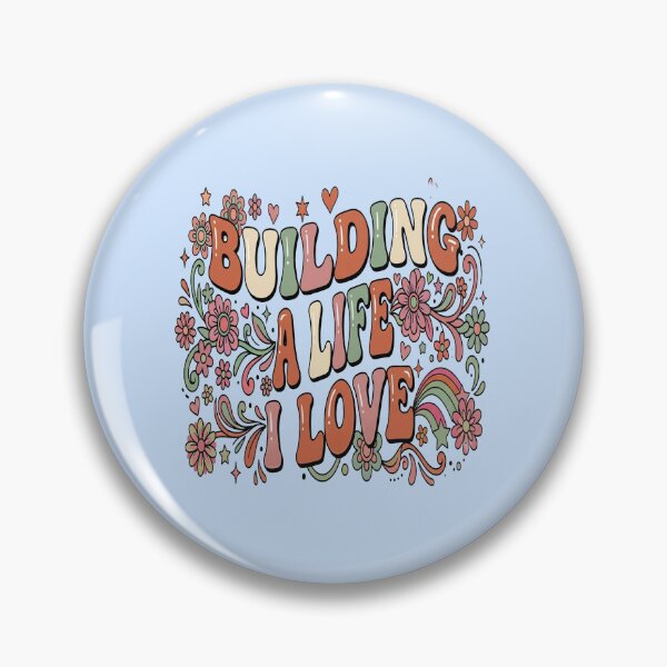 Item preview, Building A Life I Love Inspirational Typography for Women designed and sold by Soft Strength Studio.