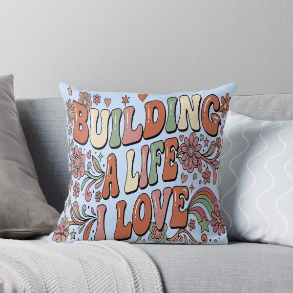Item preview, Building A Life I Love Inspirational Typography for Women designed and sold by Soft Strength Studio.