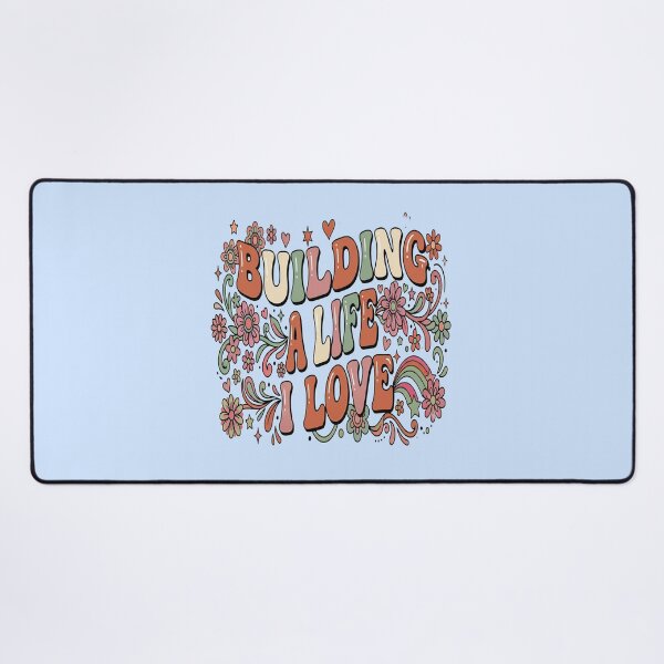 Item preview, Building A Life I Love Inspirational Typography for Women designed and sold by Soft Strength Studio.