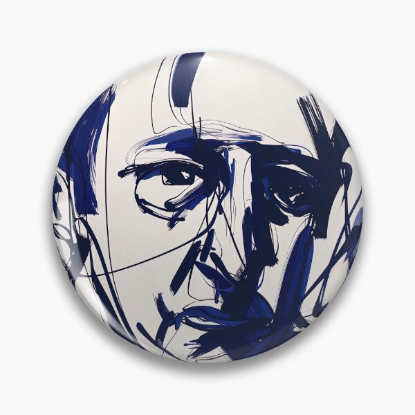 Item preview, David Cameron, leader - Blue Abstract Art designed and sold by shadow-bloom.