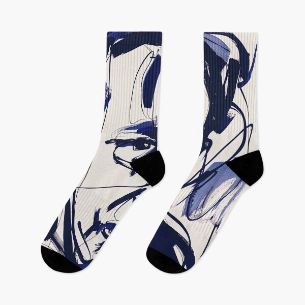 Item preview, David Cameron, leader - Blue Abstract Art designed and sold by shadow-bloom.