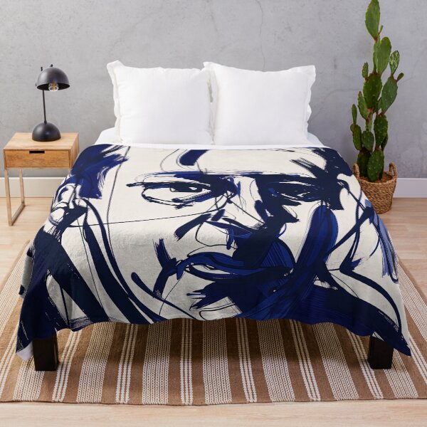 Item preview, David Cameron, leader - Blue Abstract Art designed and sold by shadow-bloom.