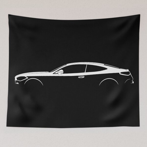 Item preview, CLE (C236) (White) designed and sold by Car Silhouettes.