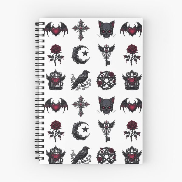 Item preview, Dark Gothic Symbols Vampire Occult Emo Aesthetic Witchy Sticker Pack designed and sold by mood-draftsman.