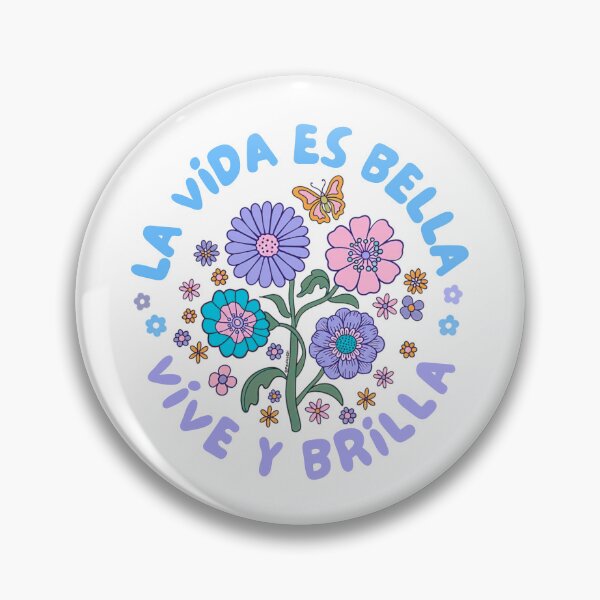 Item preview, La vida es bella, vive sticker designed and sold by DesignPMG.
