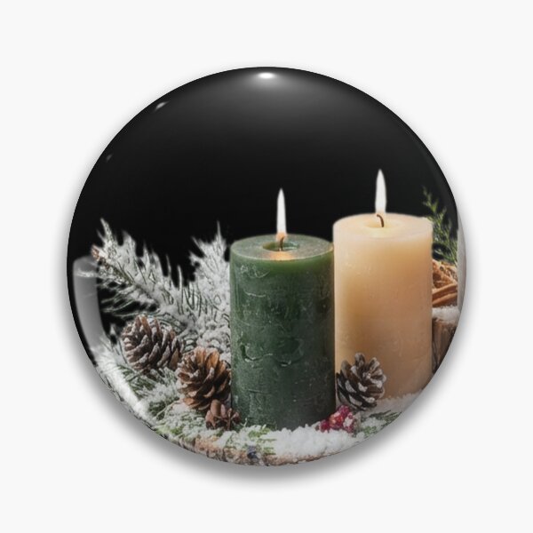 Item preview, Colorful Candles in a Snow Winter Solstice Yule designed and sold by WILLIAMRIEDIN81.