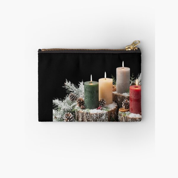 Item preview, Colorful Candles in a Snow Winter Solstice Yule designed and sold by WILLIAMRIEDIN81.