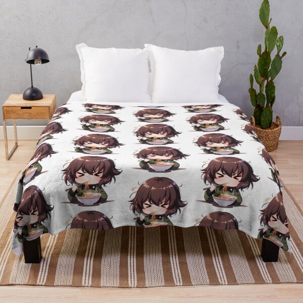 Item preview, Nishizumi Maho Girls Und Panzer Chibi Ramen Serious Slurp designed and sold by mildaclairmo.