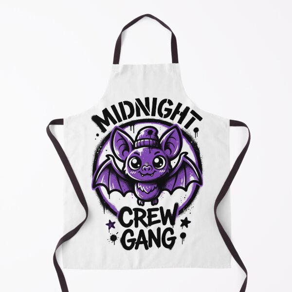 Item preview, Midnight Crew Gang Cute Bat with Big Eyes Spooky Street Art Tee designed and sold by DarylWelsh2024.