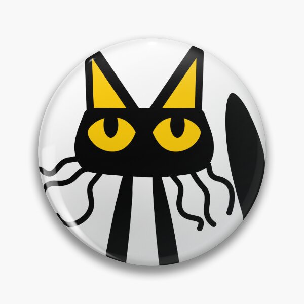 Item preview, Yellow eyes cat designed and sold by ReflectedCrafts.