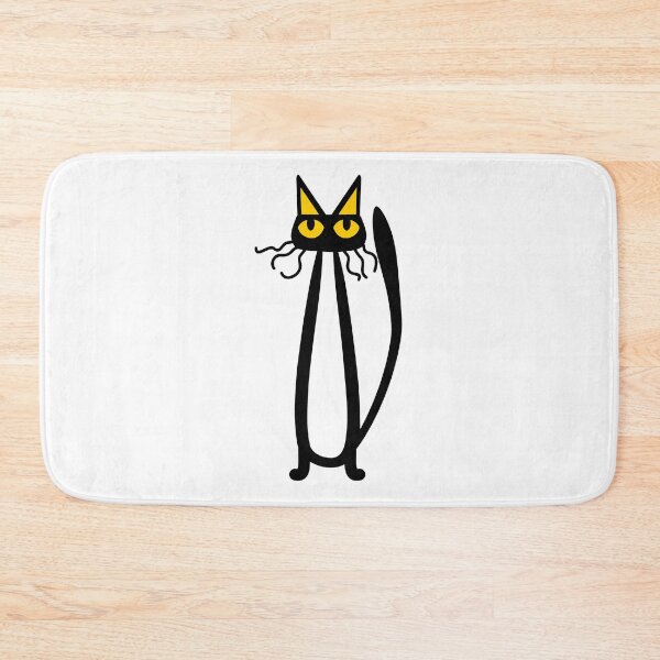 Item preview, Yellow eyes cat designed and sold by ReflectedCrafts.
