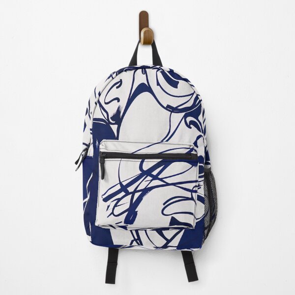 Item preview, David Hockney, portrait - Blue Abstract Art designed and sold by shadow-bloom.