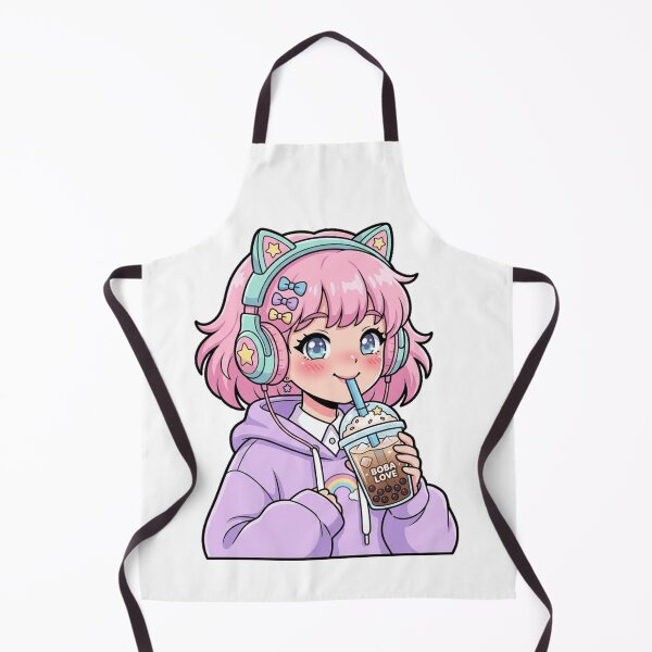 Item preview, Cute Gamer Girl Boba Tea Kawaii Anime Pastel E-Girl Aesthetic designed and sold by mood-draftsman.
