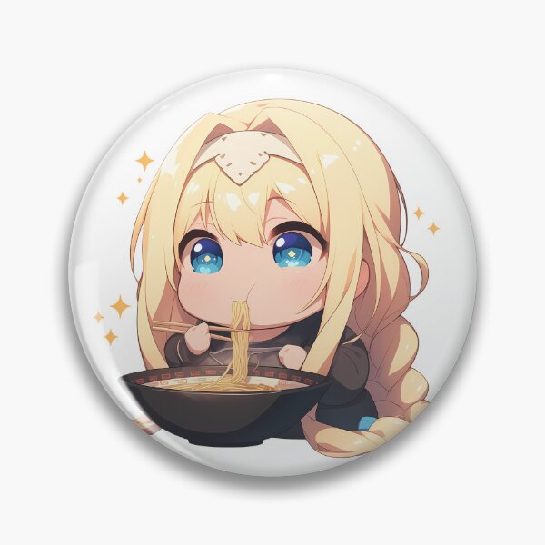 Item preview, Alice Zuberg Sword Art Online Kawaii Ramen Chibi Noodle Moment designed and sold by mildaclairmo.