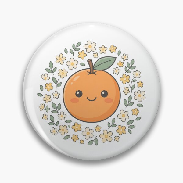 Item preview, Cute Kawaii Orange Wreath designed and sold by ajamzbox.