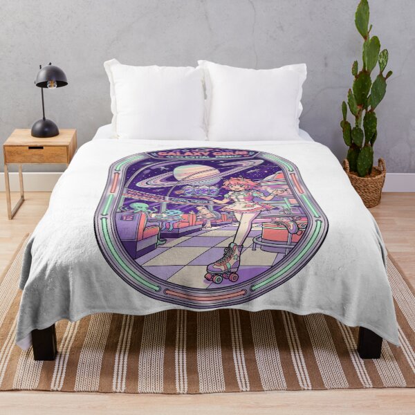 Item preview, Retro Space Diner Anime Roller Girl Kawaii Galaxy Grub Sci-Fi Aesthetic designed and sold by mood-draftsman.