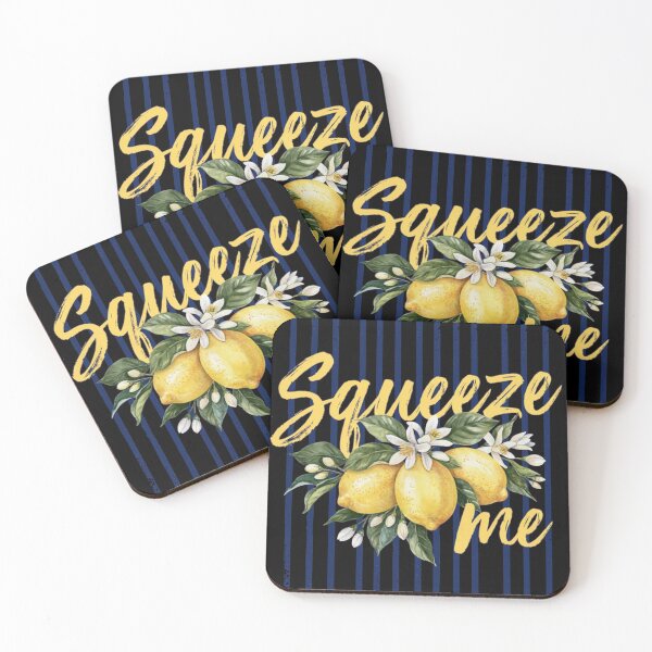Item preview, Squeeze Me Lemon Quote Cute Citrus Fruit Summer Pun designed and sold by Dabbing Turtle Designs.
