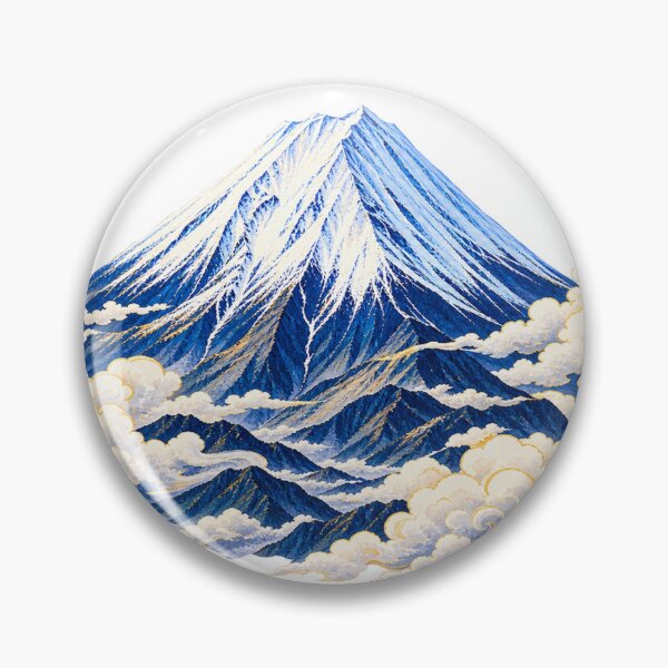 Item preview, Mount Fuji – Iconic Japanese Mountain with Golden Clouds designed and sold by Daihuku2525.
