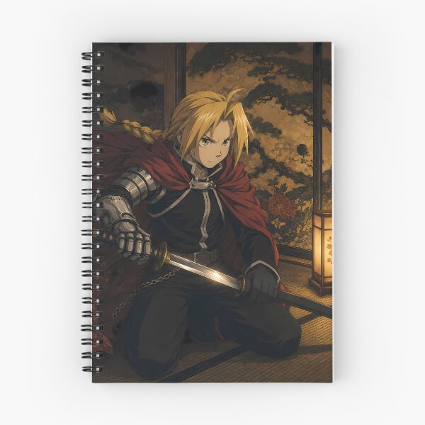 Item preview, Edward Elric Fullmetal Alchemist Golden Moon Samurai designed and sold by mildaclairmo.